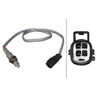Lambdasonde Sprungsonde 4-polig 580 mm Kabel HELLA für LAND ROVER DEFENDER