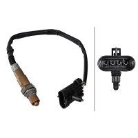 Heated lambda sensor 4-pin 270 mm cable HELLA