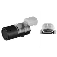 Sensor Einparkhilfe hinten Anbau 3-polig HELLA für u.a. BMW 3er