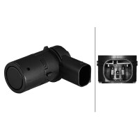 Sensor Einparkhilfe vorne Anbau 3-polig HELLA für u.a. LAND ROVER DISCOVERY