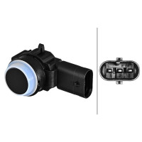 Sensor Einparkhilfe vorne Anbau 3-polig HELLA für u.a. MERCEDES-BENZ A-KLASSE