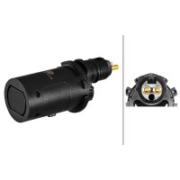 Sensor Einparkhilfe hinten Anbau 2-polig HELLA für u.a. BMW 3er