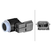 Sensor Einparkhilfe vorne Anbau 2-polig HELLA für INFINITI Q60