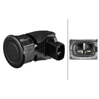 Rear Parking Aid Sensor 2-pin HELLA suitable for LEXUS IS and others