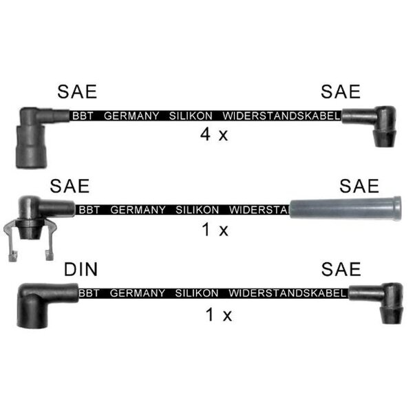 Ignition Cable Set connection version SAE cable Ø 7 mm BBT for VOLVO 440