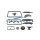 Timing chain kit upper, lower Simplex 118, 84, 56 links PARTSTEC for BMW 1