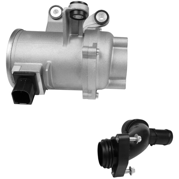 Wasserpumpe Motorkühlung elektr. mit Rohrstutzen PARTSTEC für u.a. MB C-KLASSE