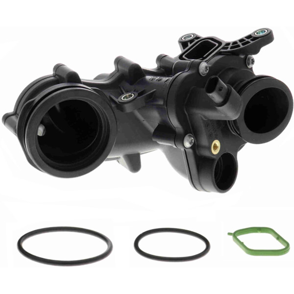 Gasket Thermostat Housing Plastic housing with seals PARTSTEC for e.g. AUDI A5