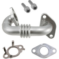 Rohrleitung AGR-Ventil mit Dichtungen mit Schrauben...