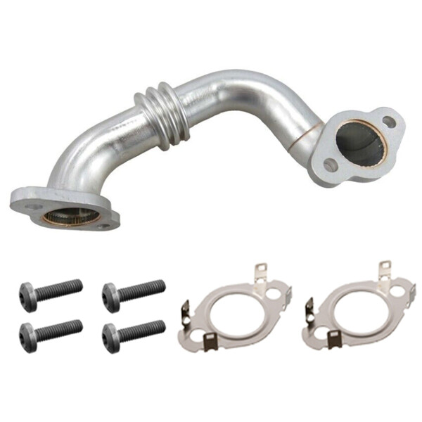 Rohrleitung AGR-Ventil mit Dichtungen mit Schrauben PARTSTEC für u.a. AUDI A4