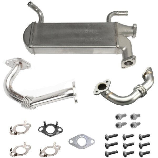 Kühler Abgasrückführung mit Rohrleitungen PARTSTEC für u.a. VW CRAFTER