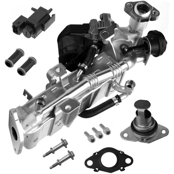 EGR Module electric with pipe socket PARTSTEC suitable for BMW 1 Series