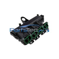 Intake manifold module with seals, with pipe socket...