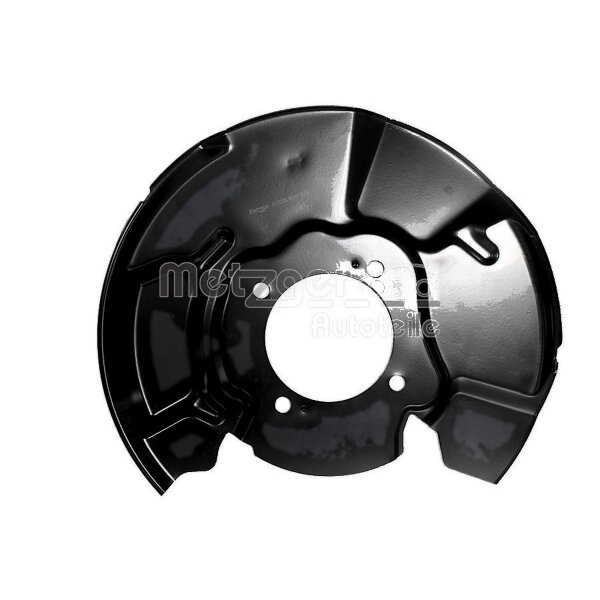 Spray Plate Brake Disc front axle right METZGER for TOYOTA LAND