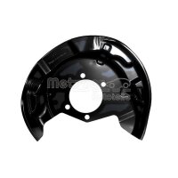 Spritzblech Bremsscheibe Hinterachse links METZGER...