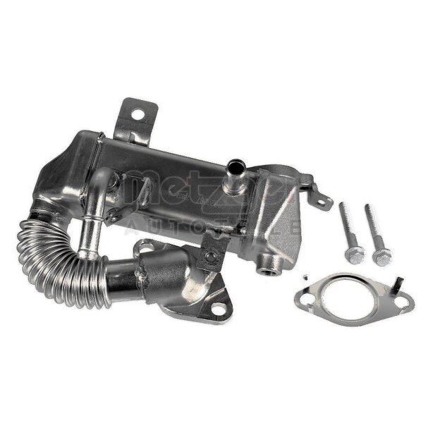 Exhaust Gas Recirculation Cooler without Egr Valve METZGER for e.g. OPEL VIVARO