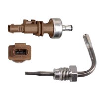 Sensor exhaust gas temperature after soot particle filter...