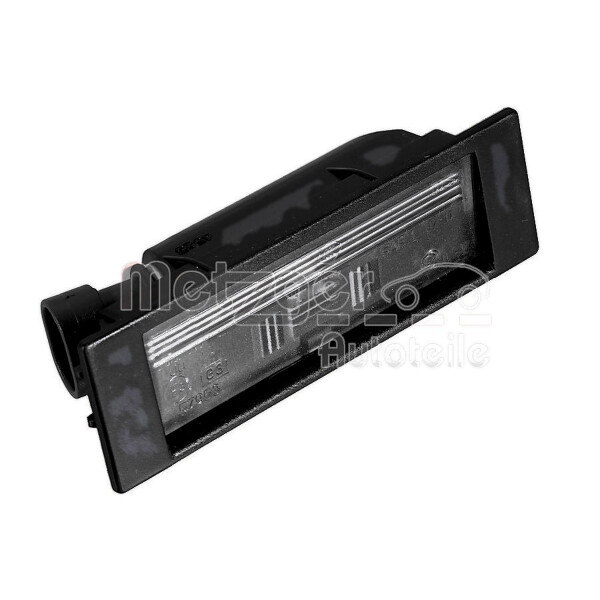 Licence Plate Light right W5W crystal clear METZGER for e.g. FIAT MULTIPLA