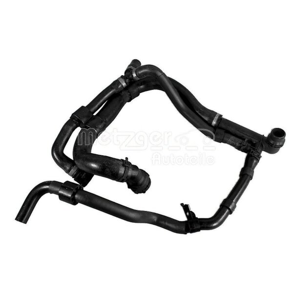 Kühlerschlauch rechts unten METZGER IAM-Expertise passend für u.a. VW CADDY