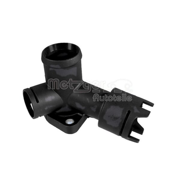 Coolant Flange Thermostat with quick coupling METZGER for e.g. VW TOUAREG
