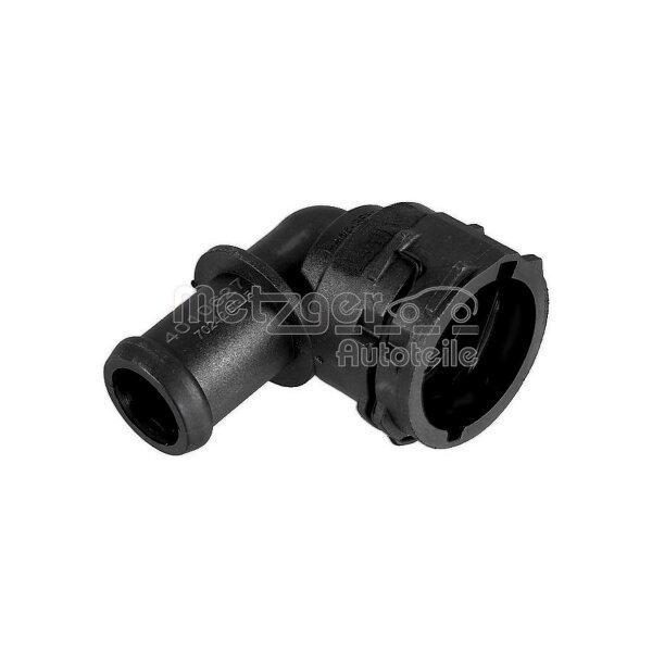 Connection Piece Coolant Line rear METZGER suitable for e.g. AUDI A3