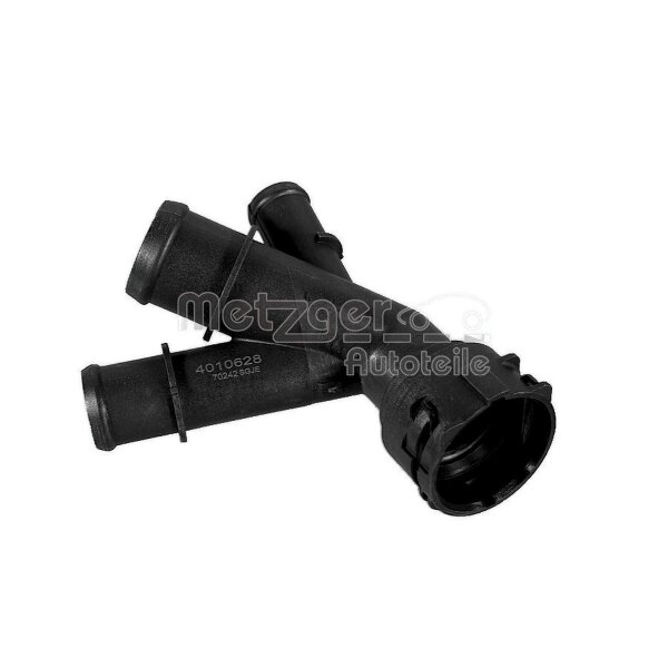 Connection Piece Coolant Line left METZGER suitable for e.g. VW GOLF