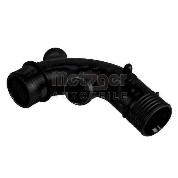 Coolant Pipe left plastic METZGER IAM-Expertise suitable for e.g. VW CADDY
