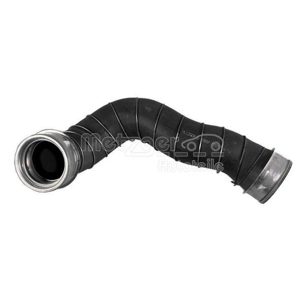 Charge Air Hose bottom with quick couplings METZGER for e.g. MB C-CLASS