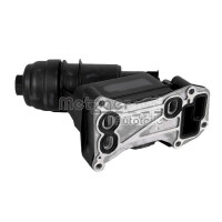 Housing Oil Filter Housing with Seal without Filter METZGER for e.g. BMW 5