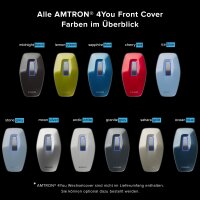 Front cover wallbox in blue for AMTRON® 4YOU 4BUSINESS MENNEKES