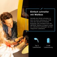 Wallbox AMTRON® 4YOU 560 11kW 3-phasig MENNEKES mit weißem Cover