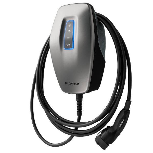 Wallbox AMTRON® 4YOU 310 22kW 3-phase MENNEKES with silver cover