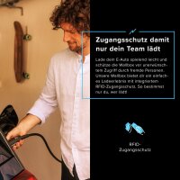 Wallbox AMTRON® 4YOU 310 11kW 3-phase MENNEKES with silver cover