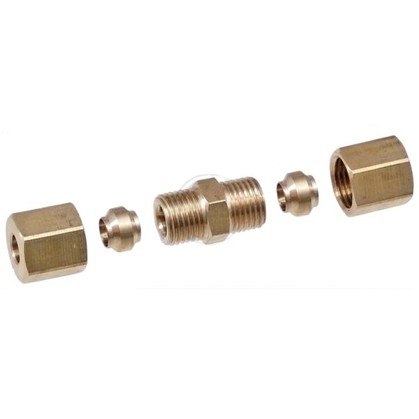 Brake line adapter hydraulic pressure universal 3 8x24 UNF 11 Ø 5 mm A.B.S.