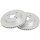 2 brake discs ventilated Ø 239 mm 20 mm A.B.S. for e.g. MAZDA 2