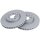 2 brake discs ventilated Ø 281 mm 26 mm A.B.S. for FIAT TIPO and others