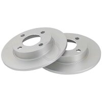 2 brake discs fully non-ventilated Ø 245 mm 10 mm...