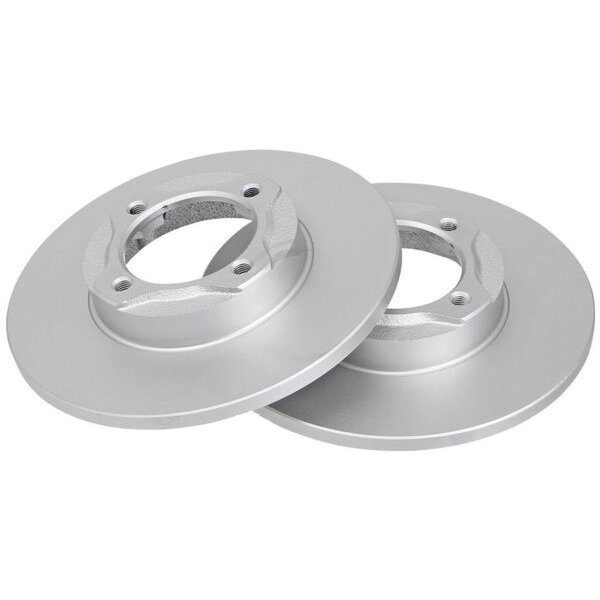 2 brake discs full Ø 211 mm 10 mm A.B.S. for DAIHATSU CUORE and others