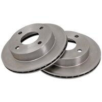 2 brake discs ventilated Ø 214 mm 15 mm A.B.S. for...