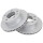 2 brake discs ventilated Ø 276 mm 22 mm A.B.S. for MB SPRINTER and others