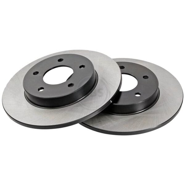 2 brake discs full Ø 281 mm 11 mm A.B.S. for CADILLAC DEVILLE and others