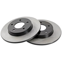 2 brake discs full Ø 281 mm 11 mm A.B.S. for...