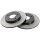 2 brake discs full Ø 281 mm 11 mm A.B.S. for CADILLAC DEVILLE and others