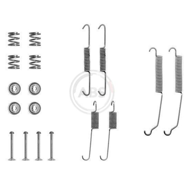 Accessory kit brake shoes rear ABS for CITROËN XSARA