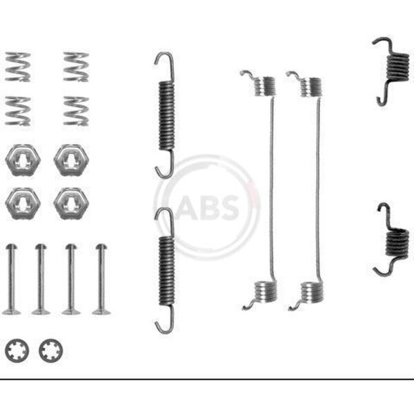 Zubehörsatz Bremsbacken hinten A.B.S. für CITROËN XSARA