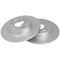 2 brake discs full Ø 278 mm 10 mm A.B.S. for OPEL...
