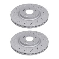 2 Bremsscheiben gelocht belüftet Ø 330 mm 28...