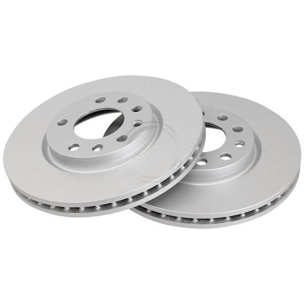 2 brake discs ventilated Ø 278 mm 26 mm A.B.S. for e.g. OPEL CORSA