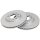 2 brake discs ventilated Ø 278 mm 26 mm A.B.S. for e.g. OPEL CORSA