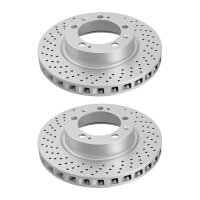 2 brake discs perforated Ø 304 mm 32 mm A.B.S. for...